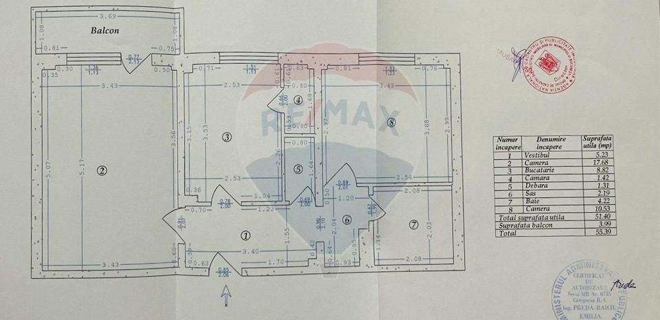 Vanzare | apartament | 2 camere | 55 mp | Lujerului | metrou