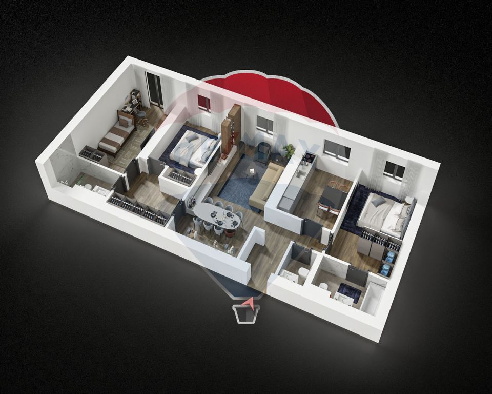 4 room Apartment for sale, Obor area