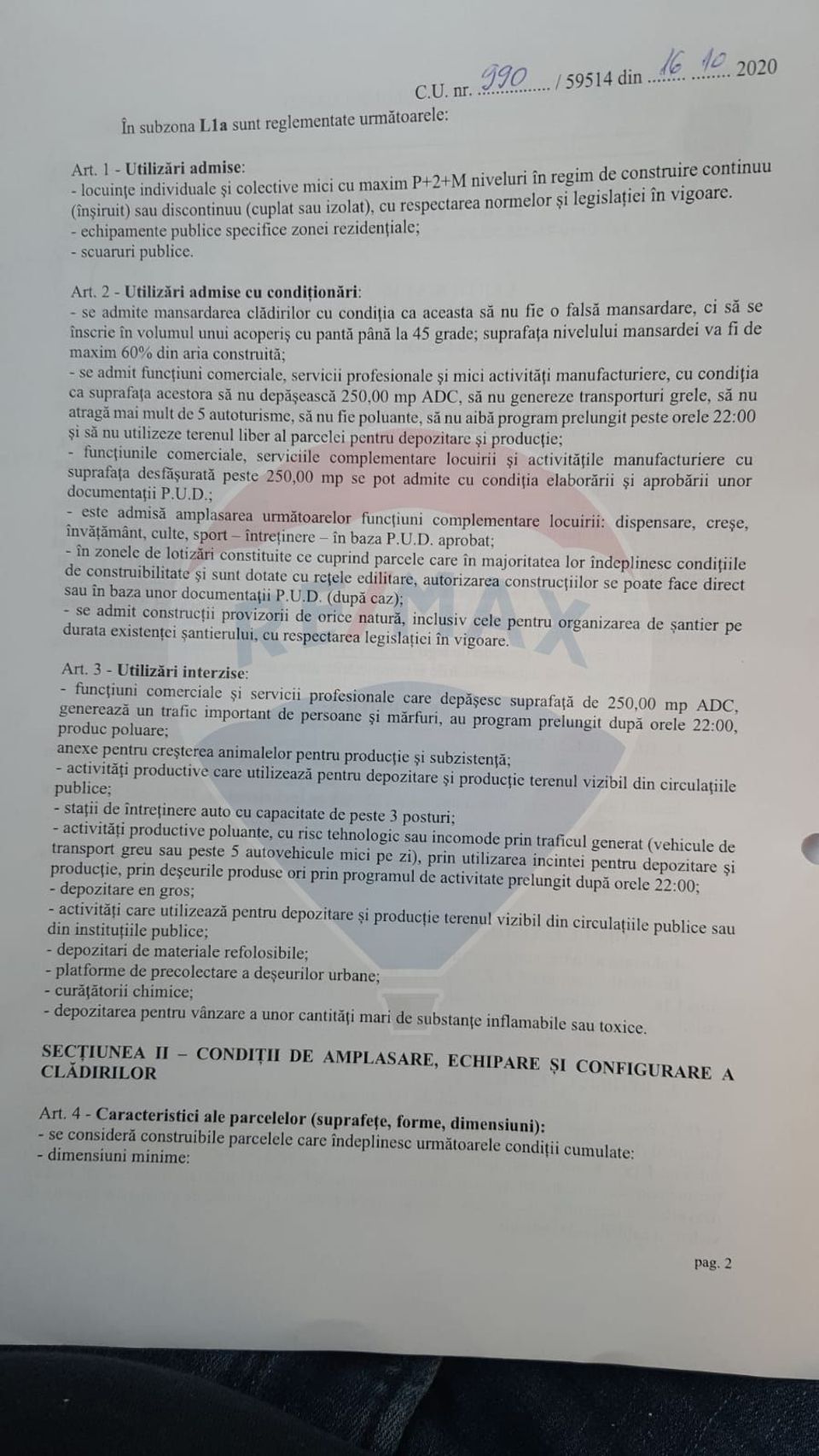 Teren intravilan de vanzare – 822 mp, Strada Poștalionului