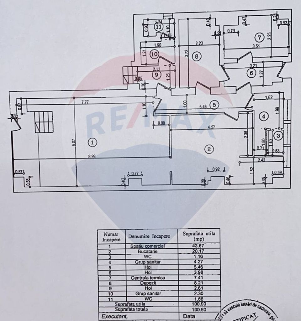 Spațiu comercial de vanzare cu vitrina stradala de 3,6 m, Dorobanti