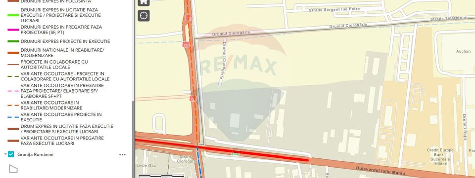 Land 10,000sqm Drumul Ciorogarla