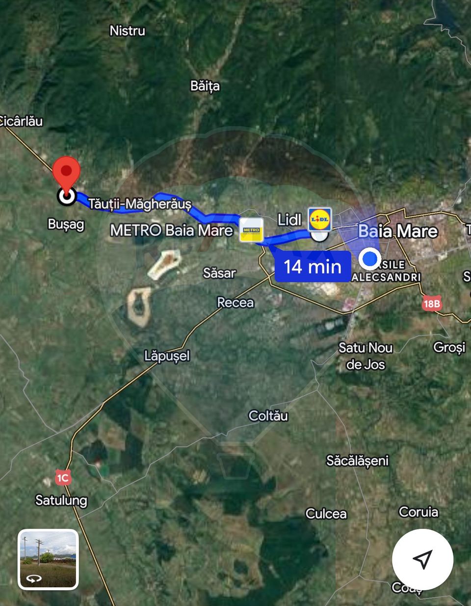 Teren de vanzare-ideal pentru hala sau parcare