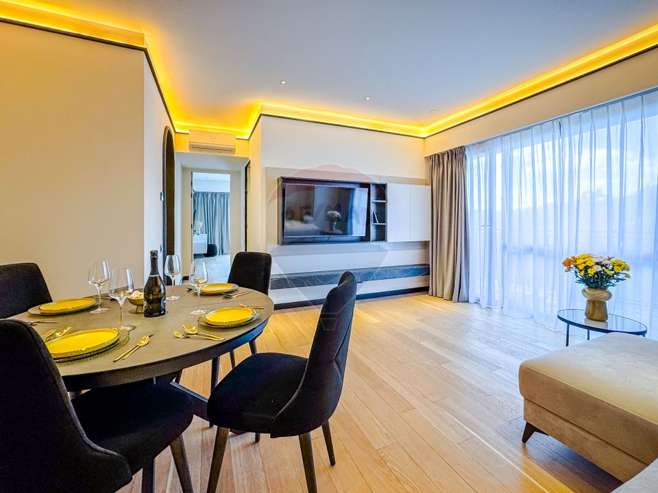 Apartament amenajat utilat I 2 camere & terasă în Park Line - Pipera