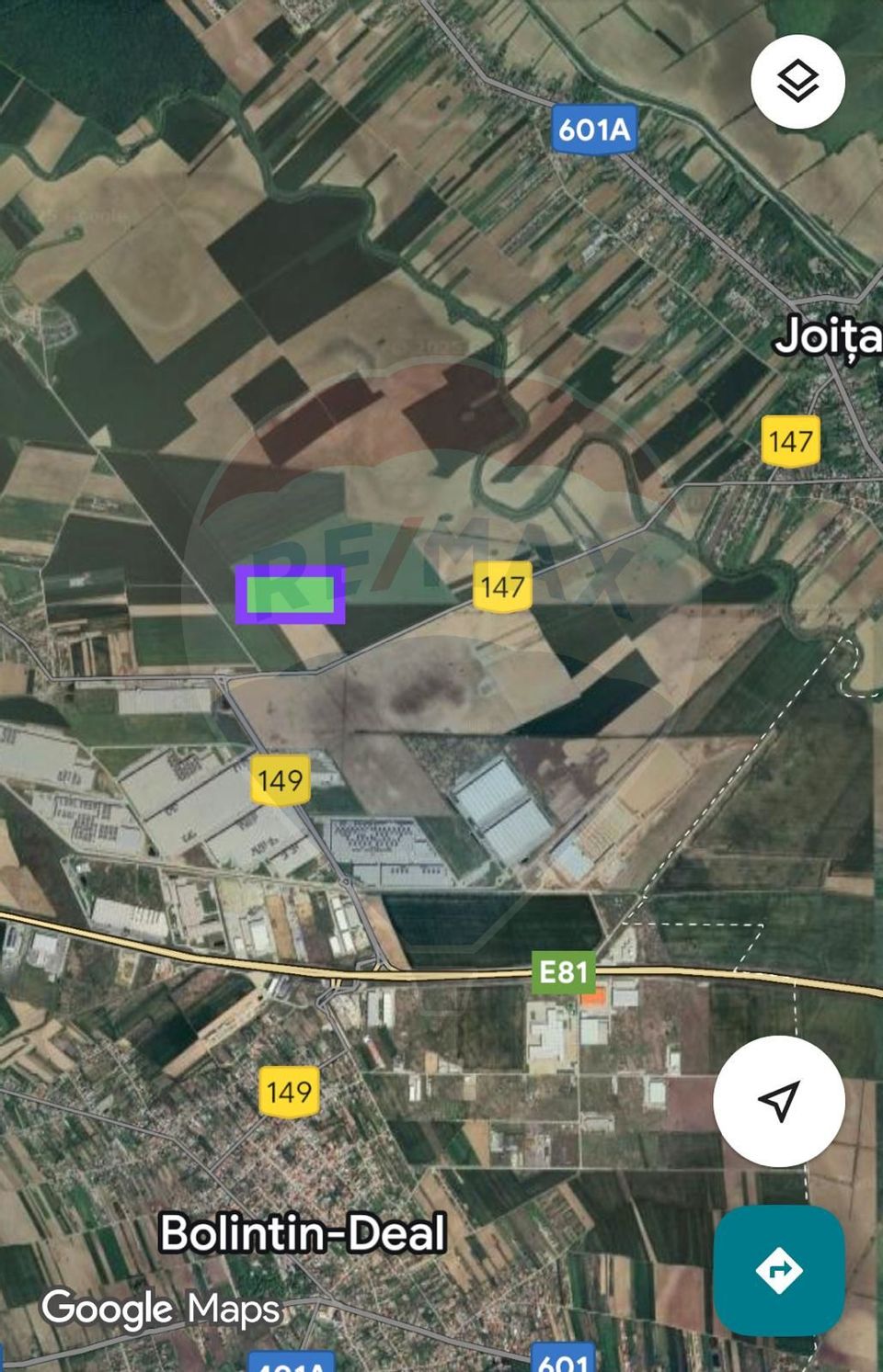 Land 66,667sqm Ulmi / Drumul DC147