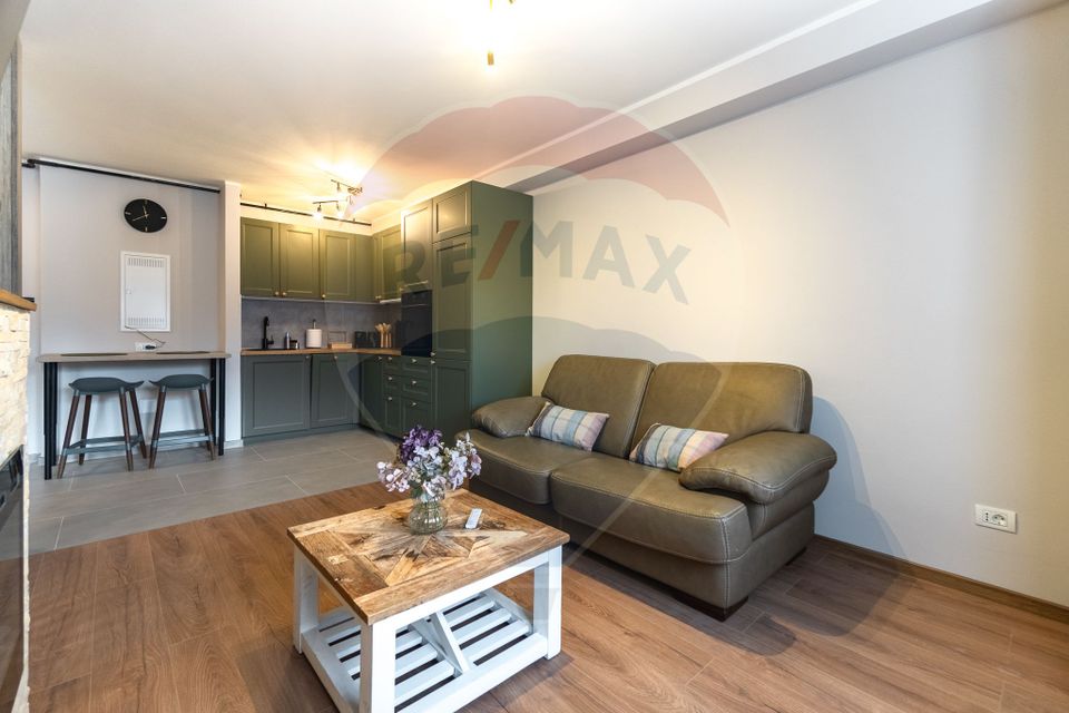 Studio de închiriat | 41,5 mp utili | Mobilat lux