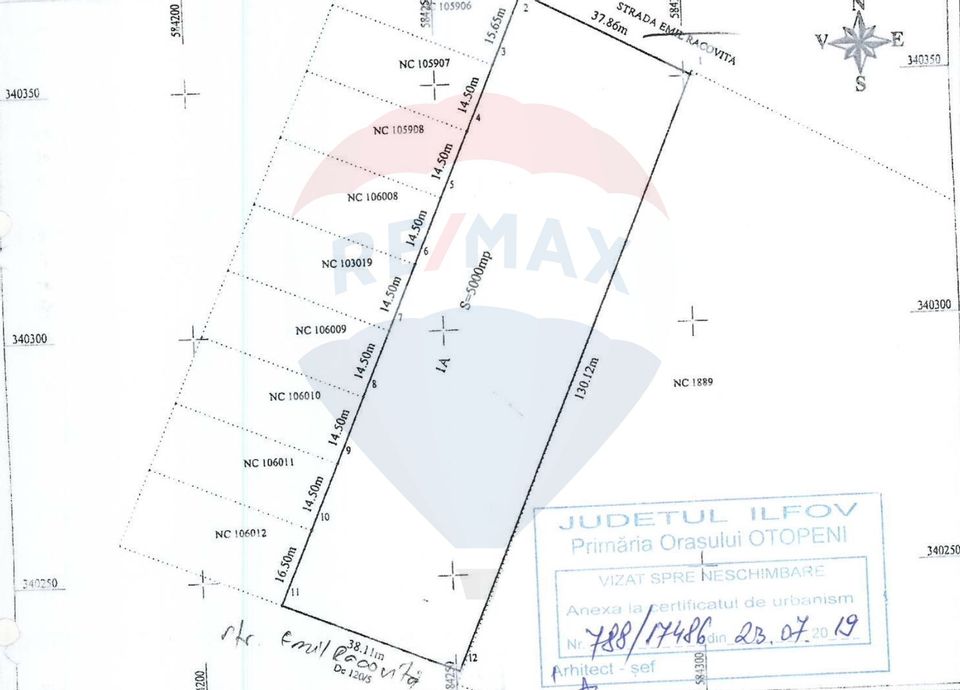 Teren 5000 mp Otopeni strada Emil Racovita Spatiu evenimente