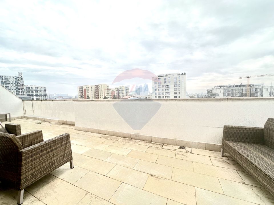 Apartament cu 4 camere si terasa in Baneasa/Aviatiei