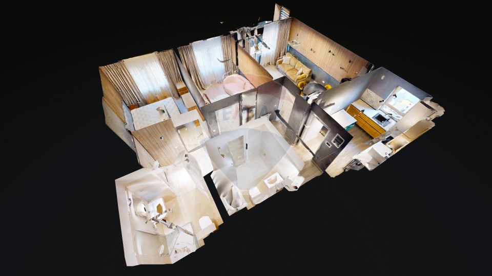 3 room Apartment for sale, Tractorul area