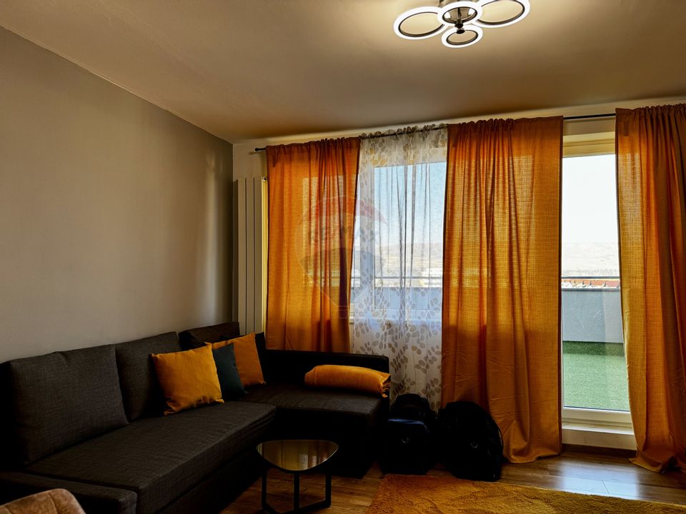 Apartament cu 2 camere, terasa, loc de parcare de închiriat, Florești