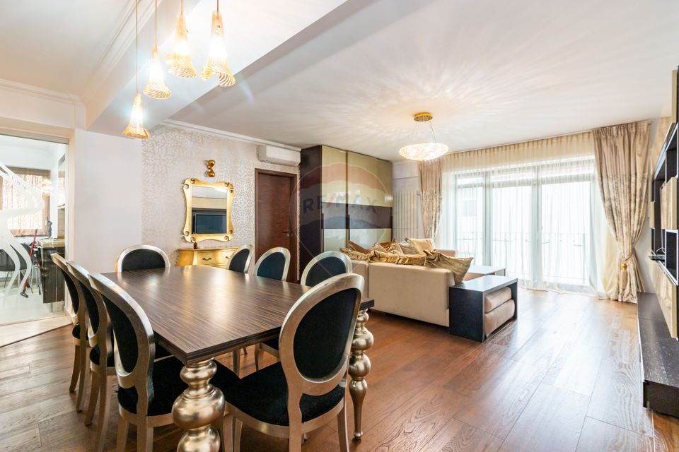 Apartament de închiriat, 3 camere, 128 mp, Barbu Delavrancea – Kiselef