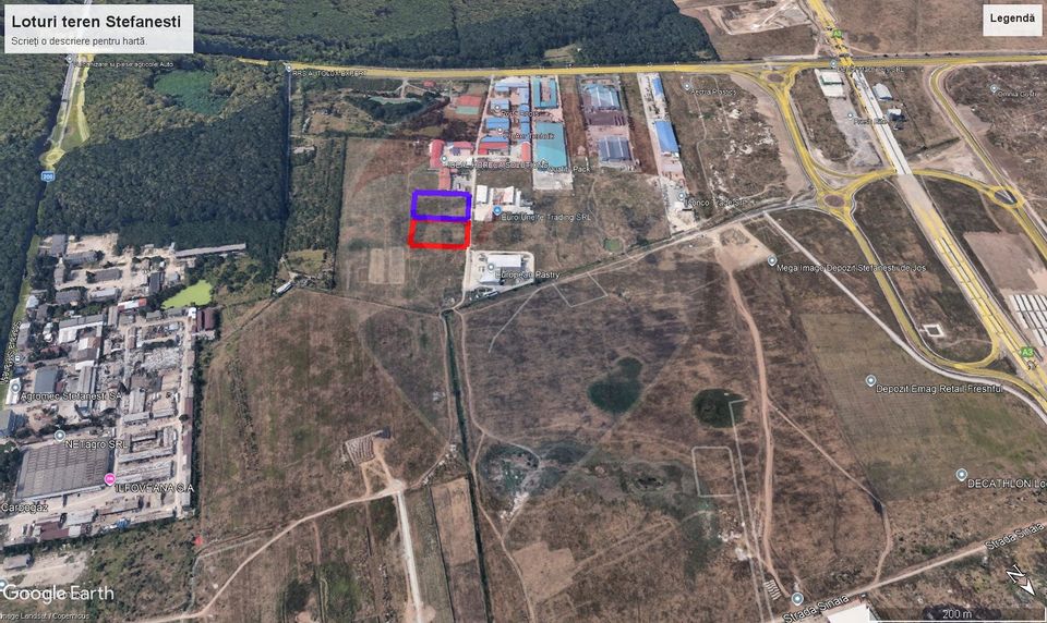Land 5,800sqm Stefanestii de Jos / Strada Linia de centura