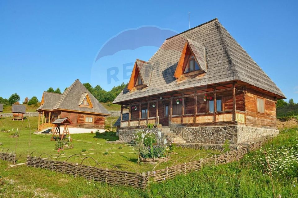 For sale 3 holiday homes and 15750 sqm land, Botiza, Maramures