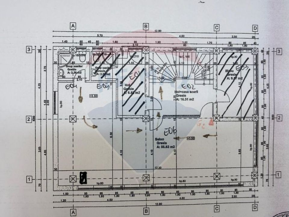 Birou luminos 70 mp în clădire modernă, zona Calea Dumbrăvii Sibiu