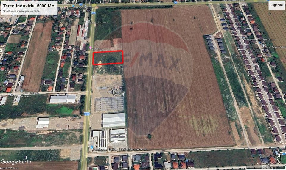 Teren 5.000mp Balotesti cu autorizatie hala