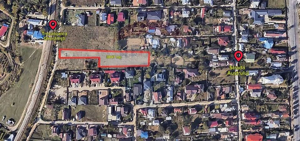 Land 3,847sqm Bacau / Trecatoarea Gheraiesti