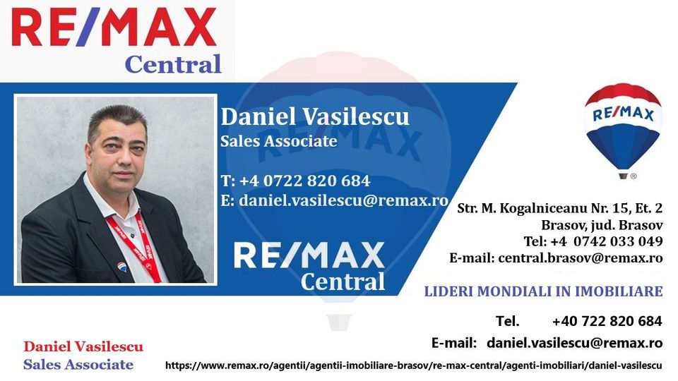 Teren Rasnov - Glajerie, 1224mp, teren drept, acces usor