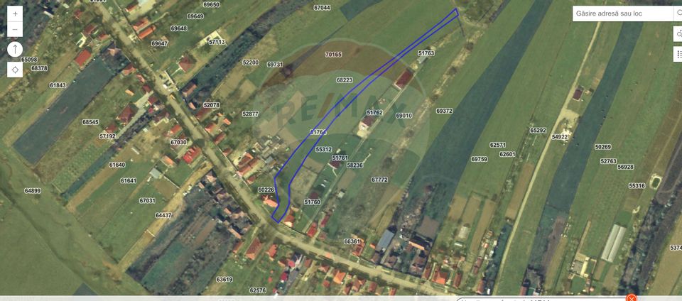 Teren 2,841mp Apateu / Strada Principala langa Biserica Ortodoxa