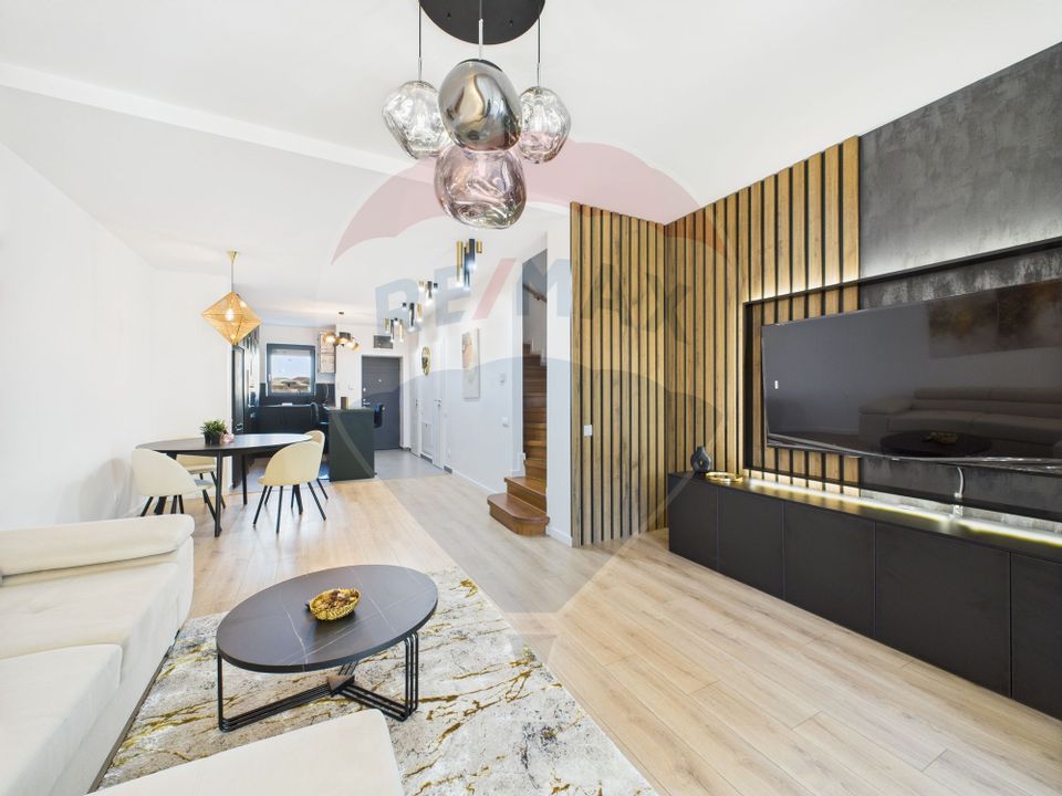 De inchiriat | Casa moderna cu 3 dormitoare si curte | Pipera