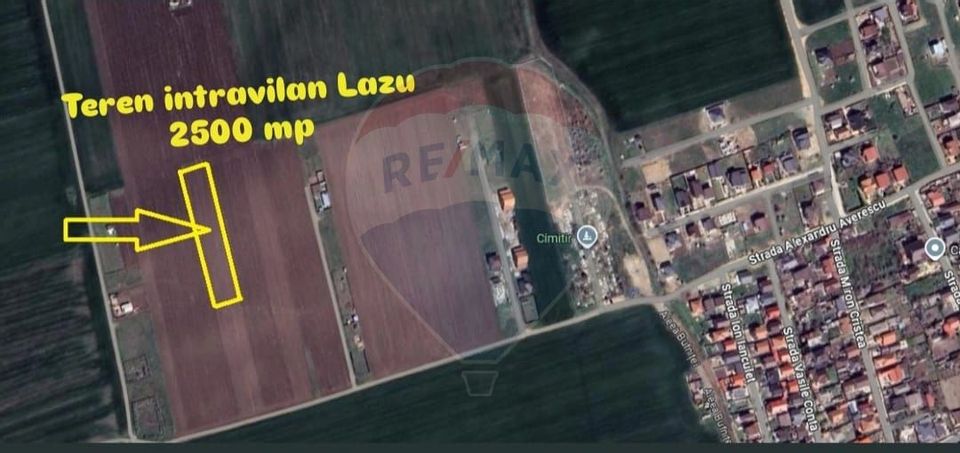 Land 2,500sqm Lazu / Drumul Parcela A 486/117