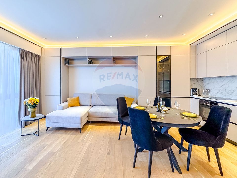 Apartament amenajat utilat I 2 camere & terasă în Park Line - Pipera