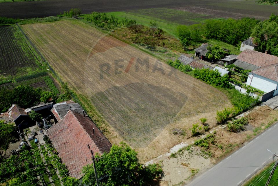 Teren intravilan 5,018mp Variasu Mare - 15 km de Arad/ str. Principală