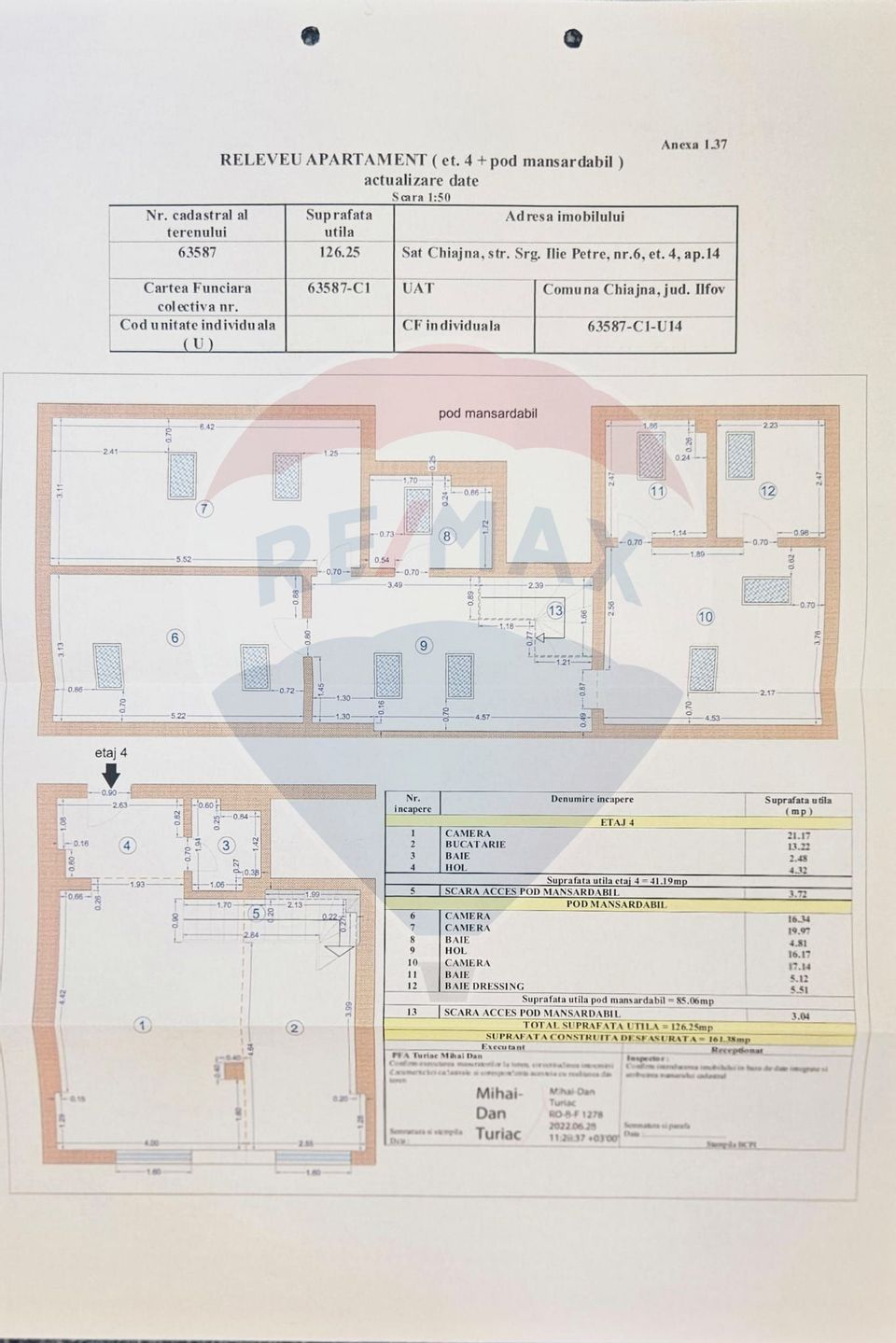 Apartament cu 4 camere, 126 m, de vânzare în Chiajna