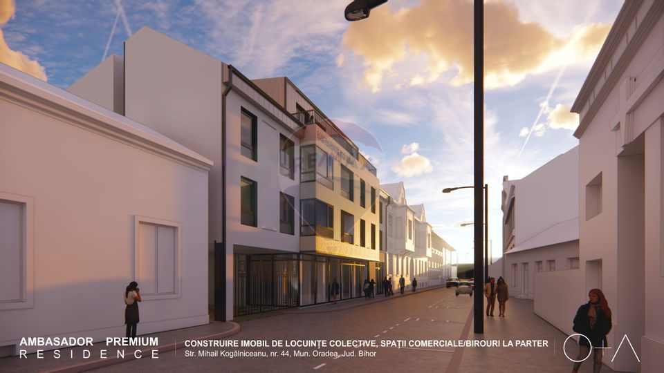 De vânzare Apartament cu 3 camere 72 mp utili Ultracentral et. 1