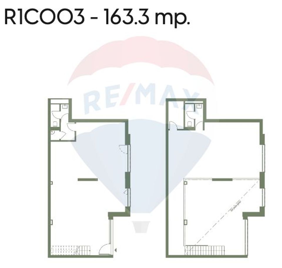 Spațiu comercial de 163.3mp de vânzare în zona Gara