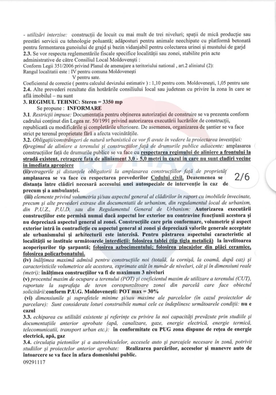 Land 3,350sqm Stejeris / Drumul FN