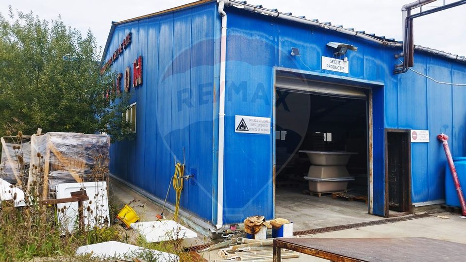 De închiriat–Hală 1063 mp pentru producție/depozitare - Crișeni/Zalău