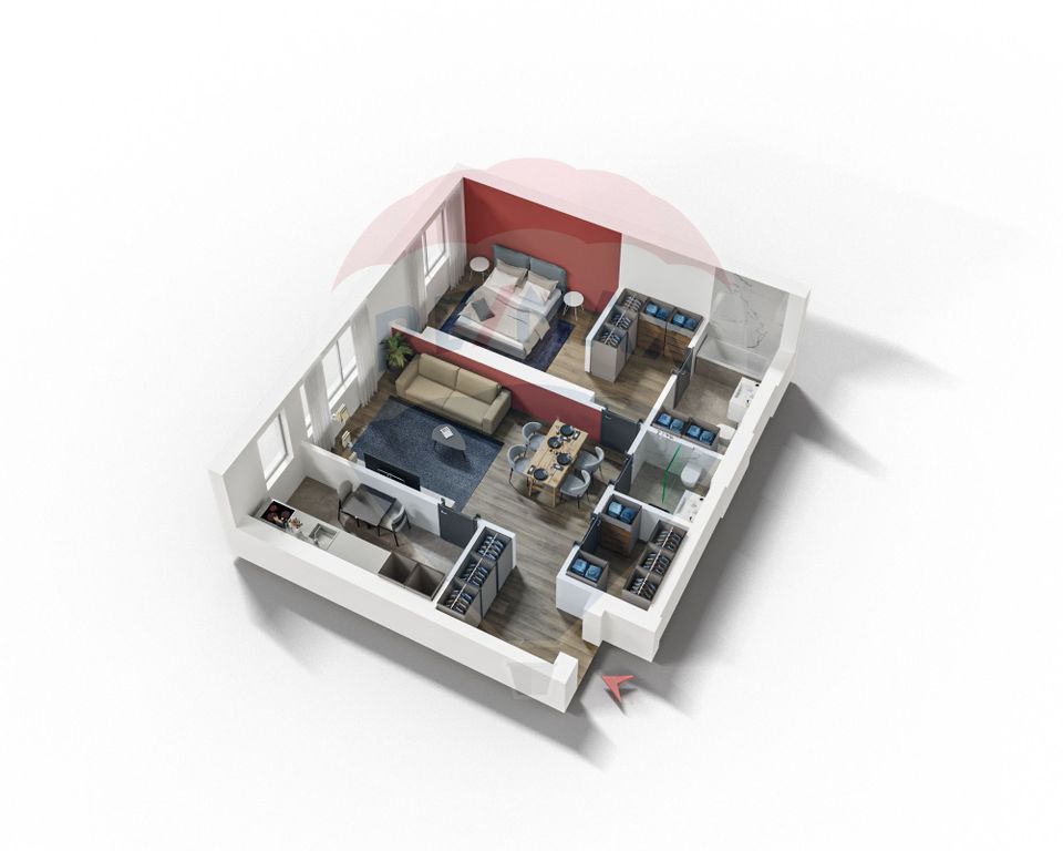 2 room Apartment for sale, Obor area