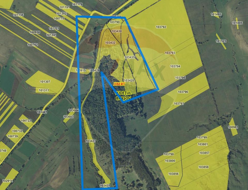 COMISION 0% | Teren 11.7ha extravilan | Jibert, | Destinat Investiție