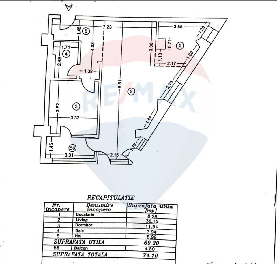 Apartament 2 camere de vanzare, Mall Vitan, bloc 2010