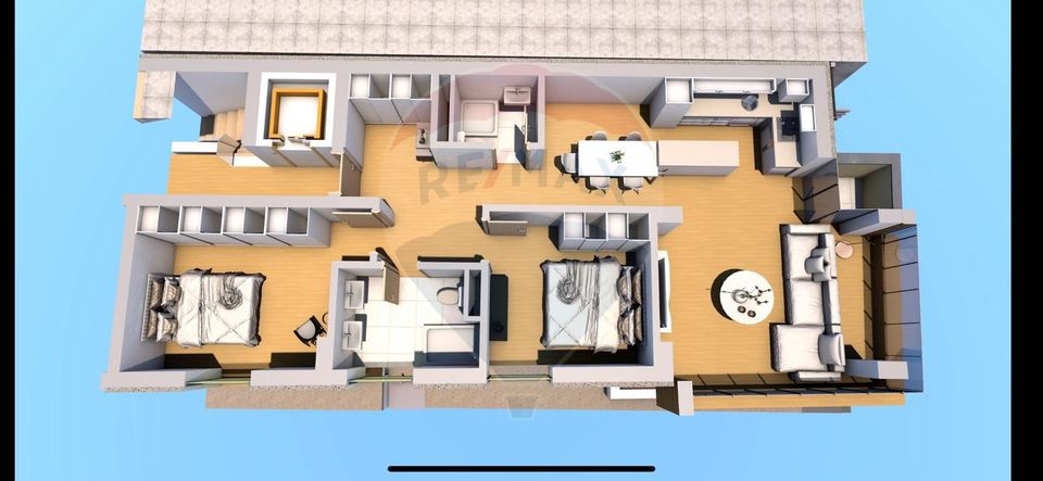 Apartament cu 3 camere nou de vanzare in zona Dorobanti