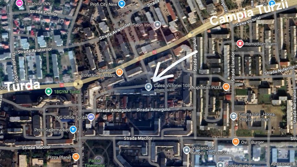 Apartament cu 3 camere de vânzare în Turda lângă Calea Victoriei