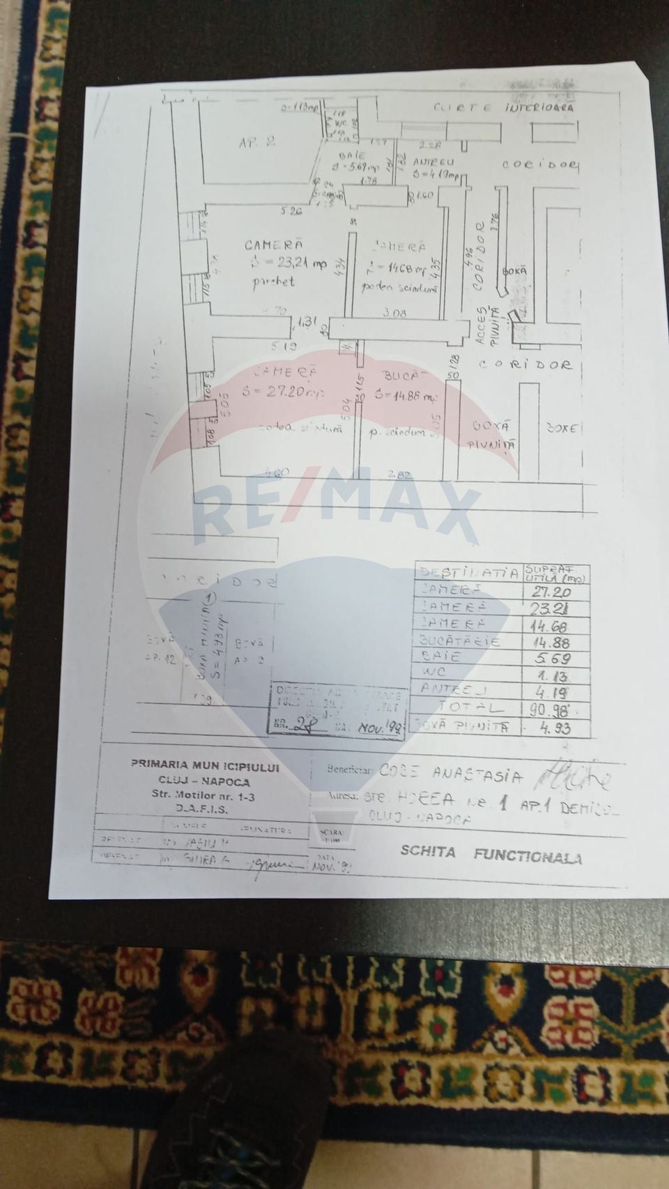 3 room Apartment for sale, Central area