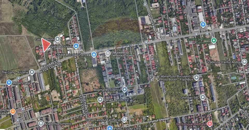 Land Entrarea Floarea Galbena, Zone M2