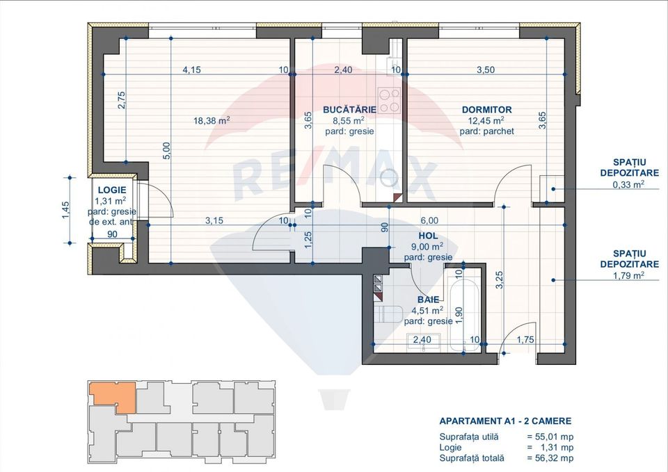 Apartament Nou de Vânzare 2 Camere în Iasi - CUG - 0% Comision