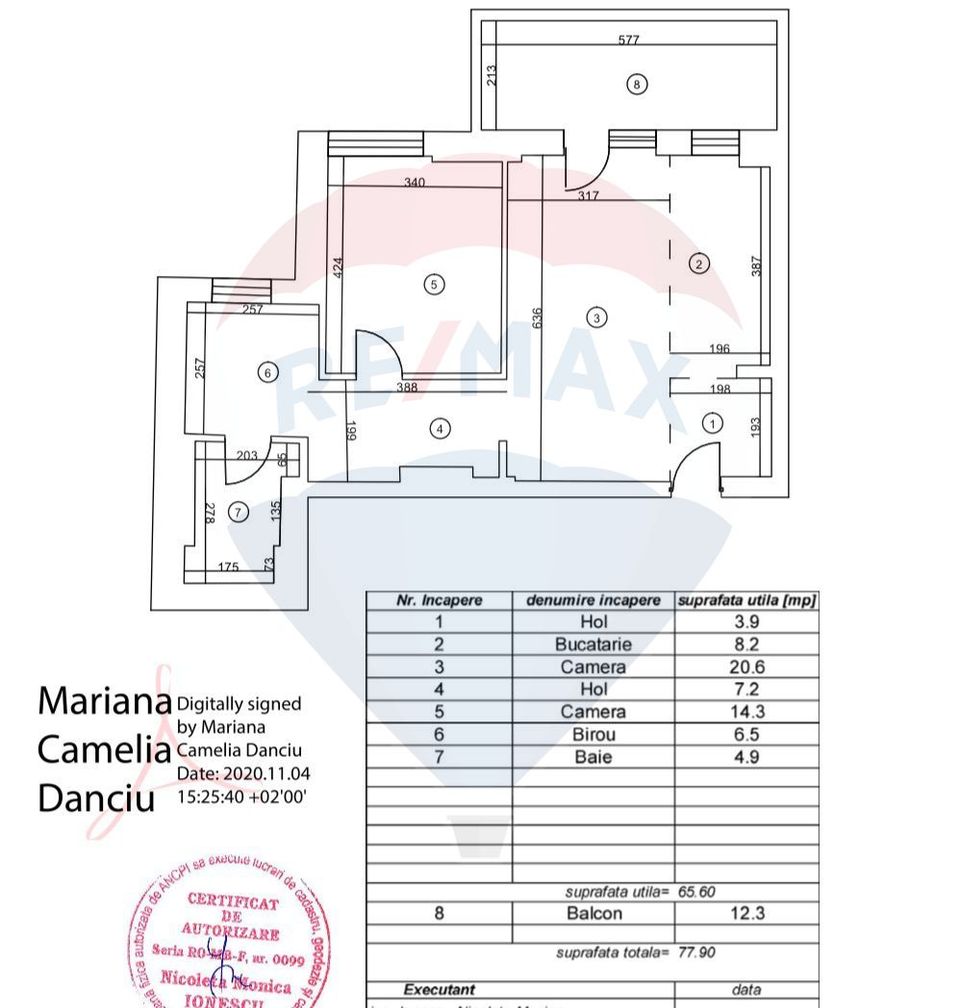 3 room Apartment for sale, Aviatiei area