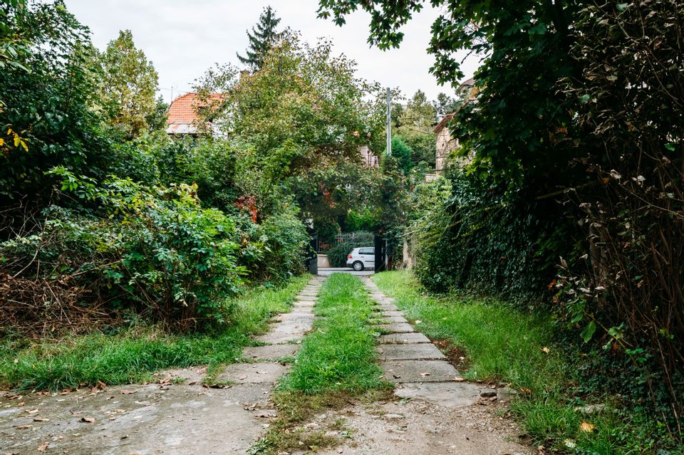 Apartament spațios cu grădină proprie într-o vilă interbelică renovată