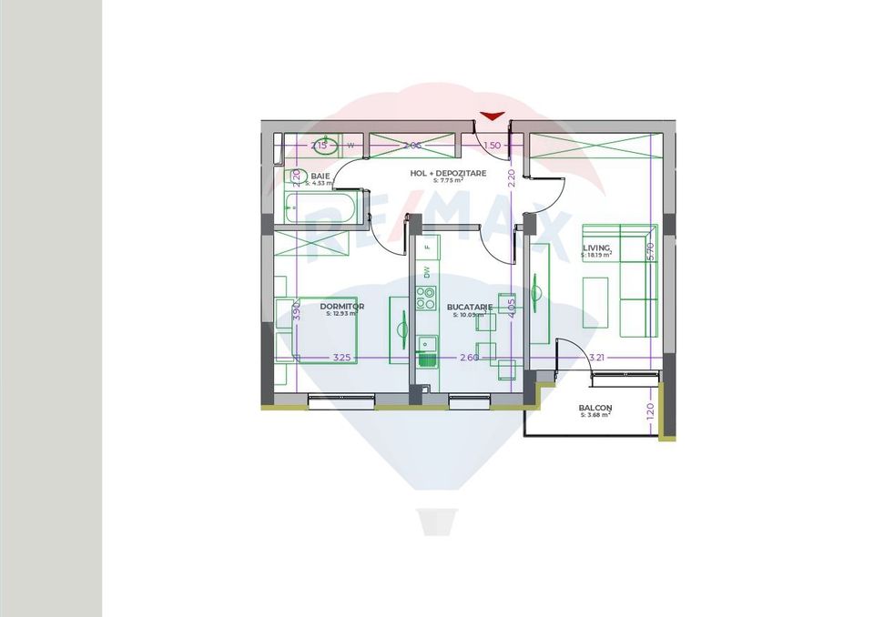 Apartament 2 camere | Rokman