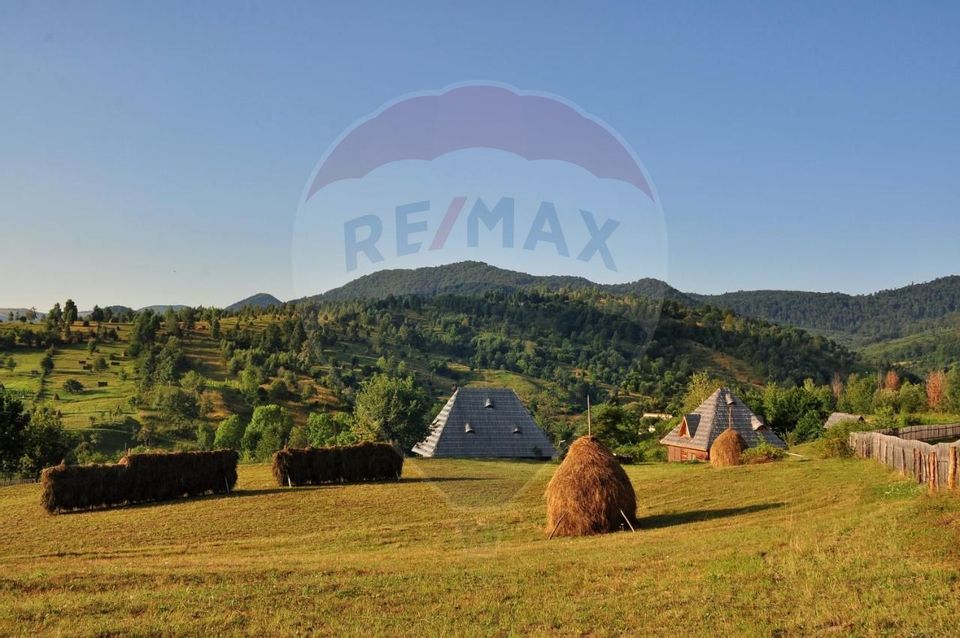 Casă stil maramuresan 4 cam, 4 bai, teren 1500mp, Botiza, Maramures