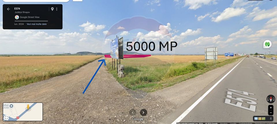 Teren de vanzare 5,000 mp Harman /  langa Stabilus