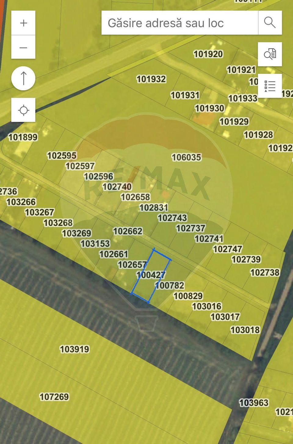 Land 597sqm Bod / Strada Garii