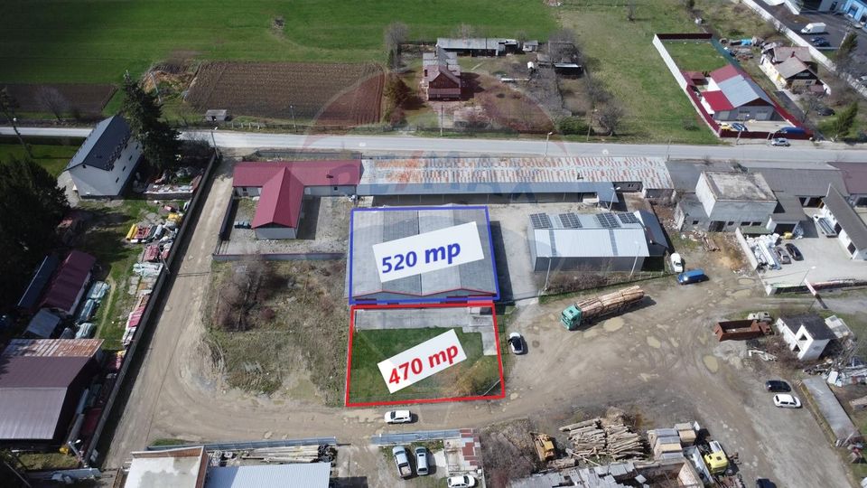 Hală industrială cu birouri si teren Gura Humorului