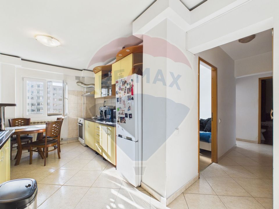 Apartament cu 3 camere cu centrala proprie langa metrou Iancului