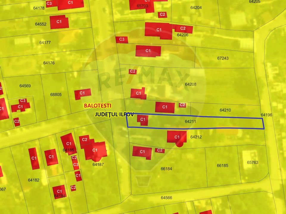 Land 783sqm Balotesti / Strada Trifoistei