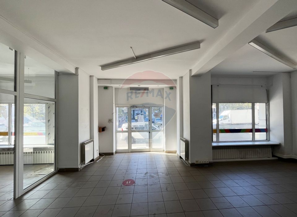 INCHIRIERE SPATIU COMERCIAL 100 mp–vitrină, vad excepțional – Unirii