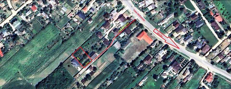 De vânzare 1.000mp, Teren Lilieci / Calea Moldovei