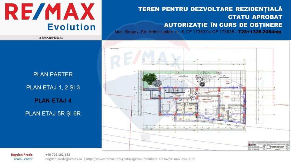 Land 2,054sqm Brasov / Strada Artur Leiter